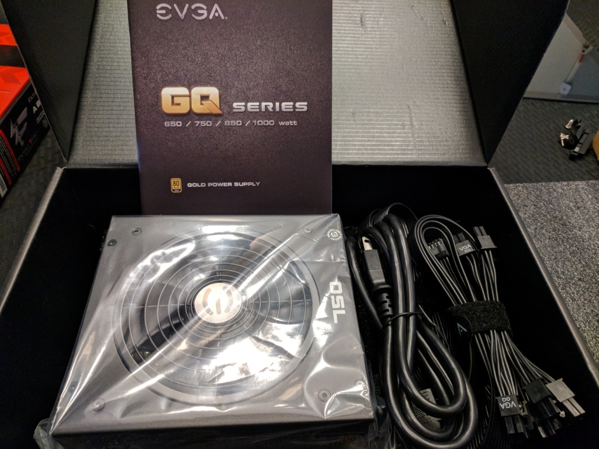 EVGA 750 GQ PSU - 01