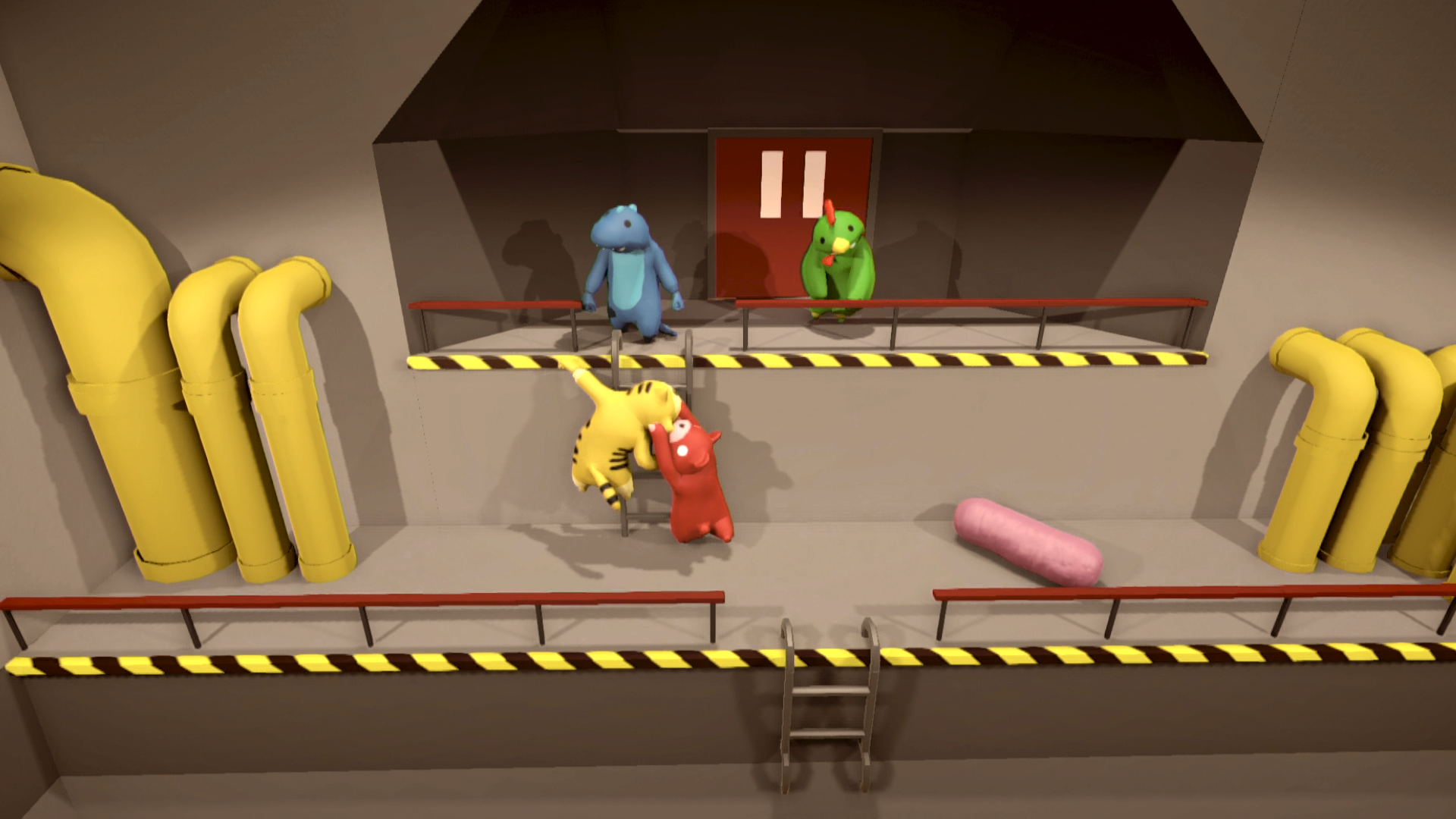 можно ли поиграть в gang beasts по сети xbox и стим фото 5