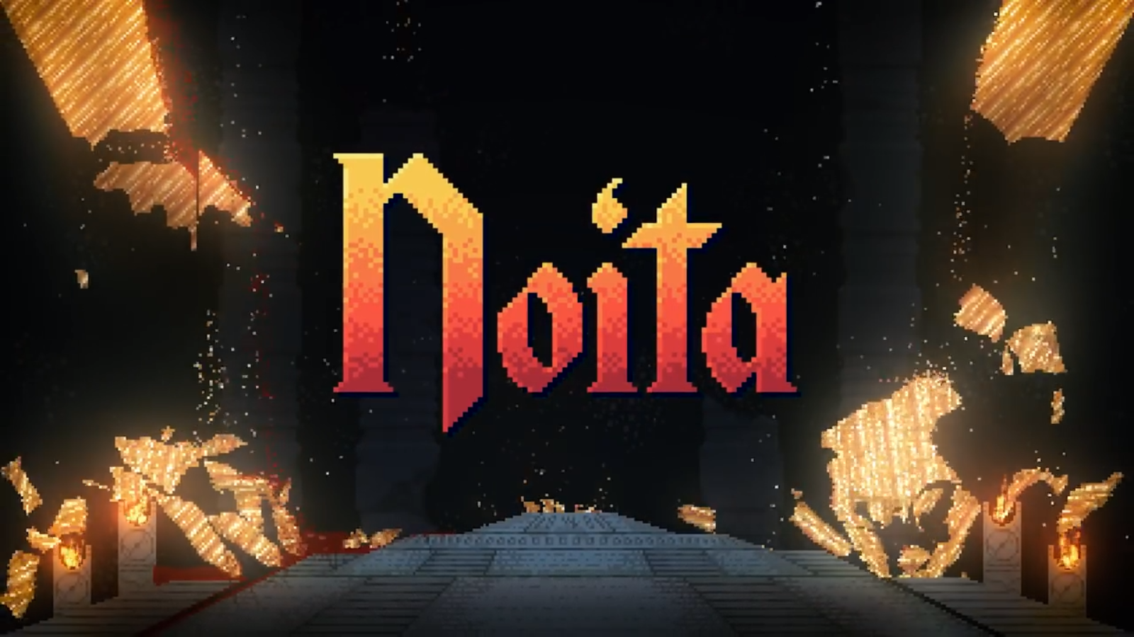 Каждый пиксель. Noita (игра). Noita Roguelike. Noita геймплей. Notia игра.