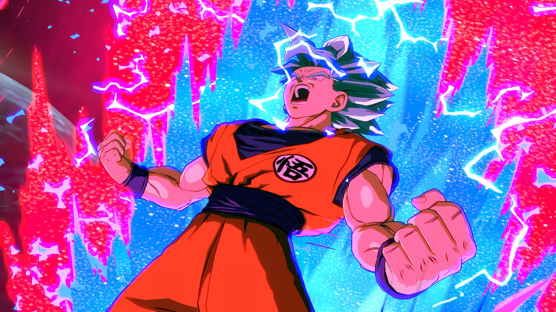 Goku Super Saiyan Blue maxium power manga by SenniN-GL-54 via