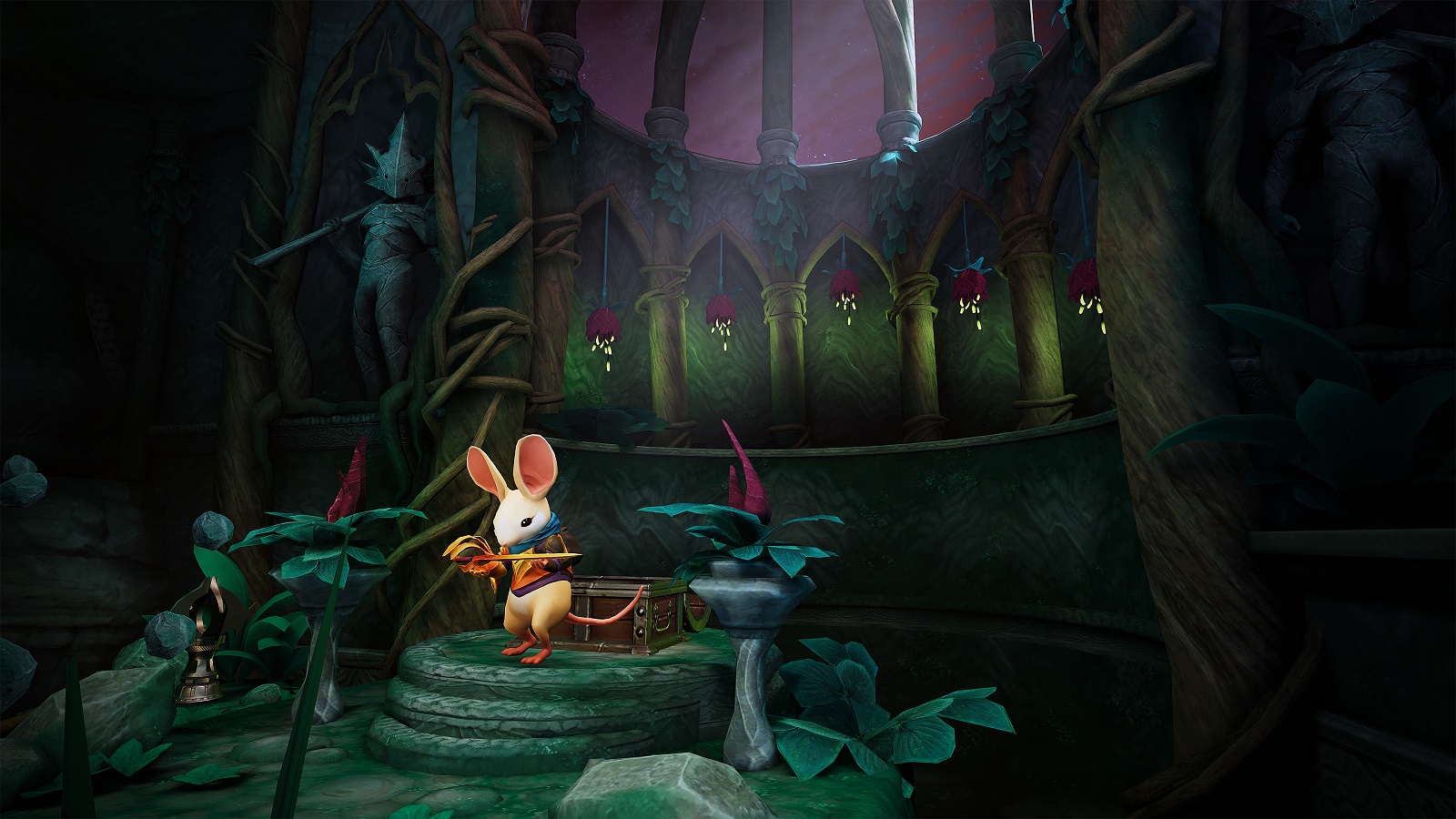 Quill's quest continues with Moss' Twilight Garden update to more VR platforms today -