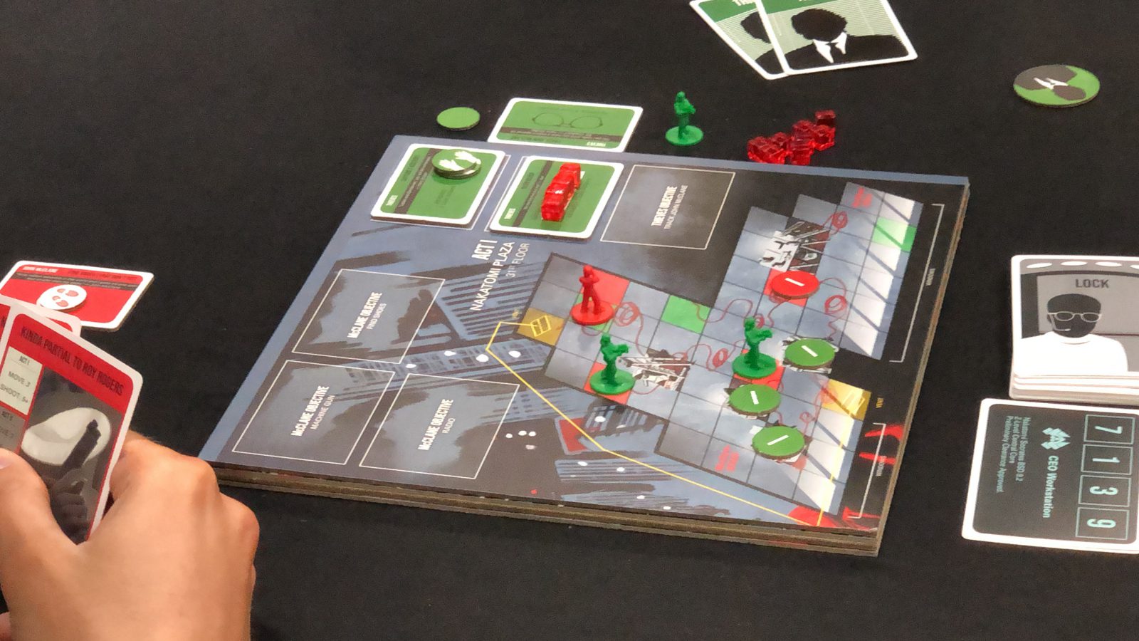 Die Hard The Nakatomi Heist Board Game by USAopoly John McClane