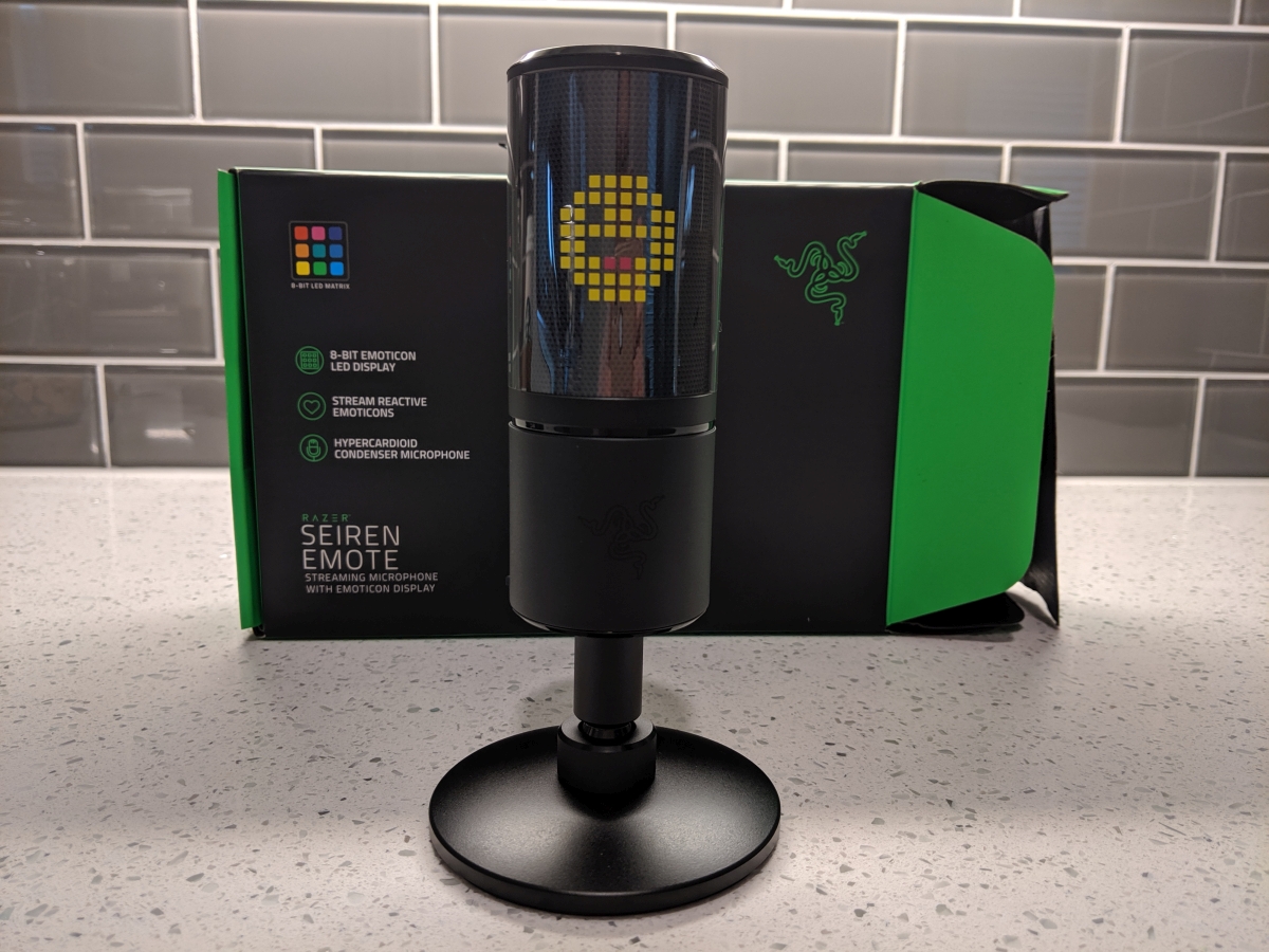 A niche product --- The Razer Seiren Emote microphone review — GAMINGTREND