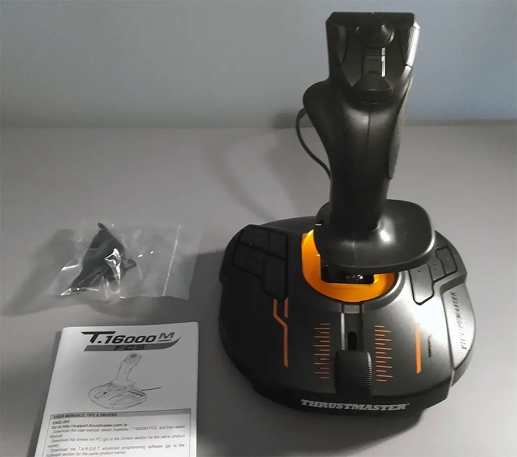 Thrustmaster USB T16000M FCS Flight Pack - Joystick, Throttle and Rudder  Pedals for PC,Windows