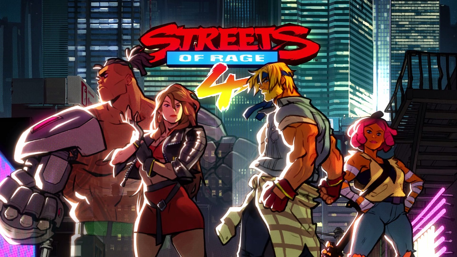 Streets of Rage 4 - 4 Player Co-op on XBOX ONE X (Gameplay) 