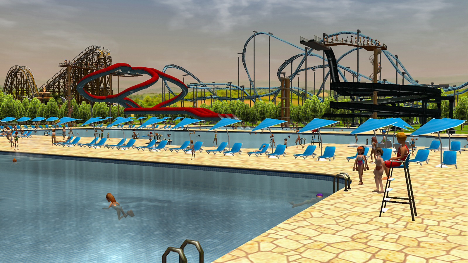 It’s time to get soaked and wild as RollerCoaster Tycoon 3: Complete