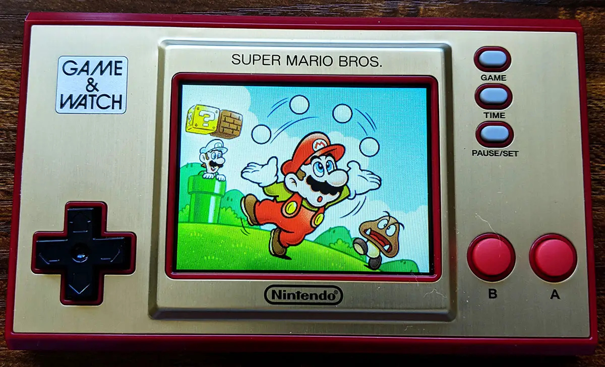 super mario bros game and watch