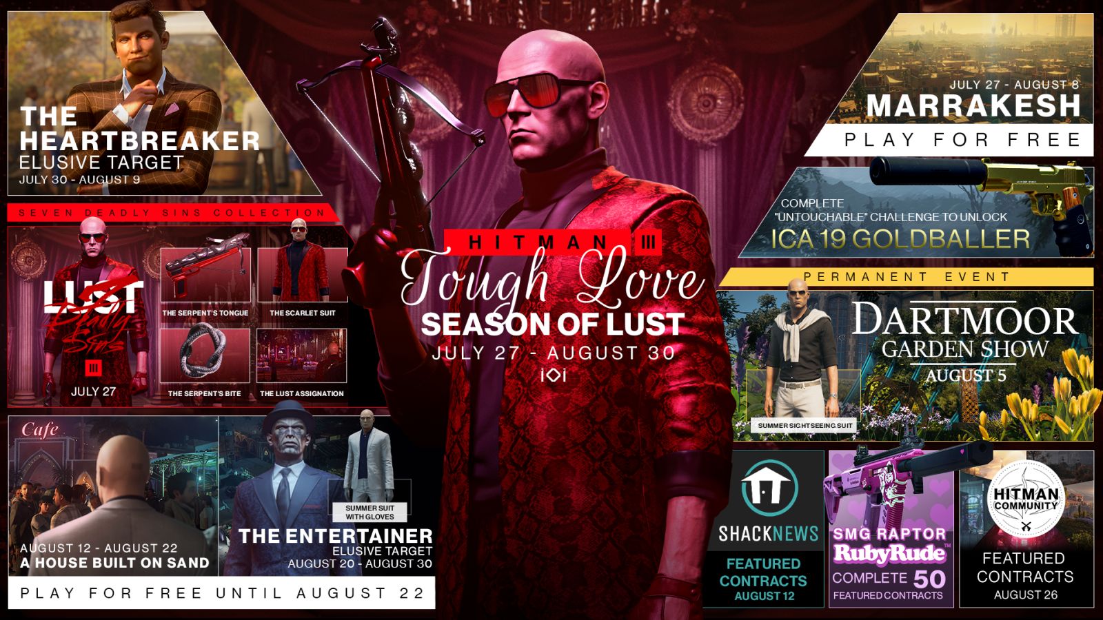 A question of lust IOI details Hitman 3’s newest DLC, Season of Lust