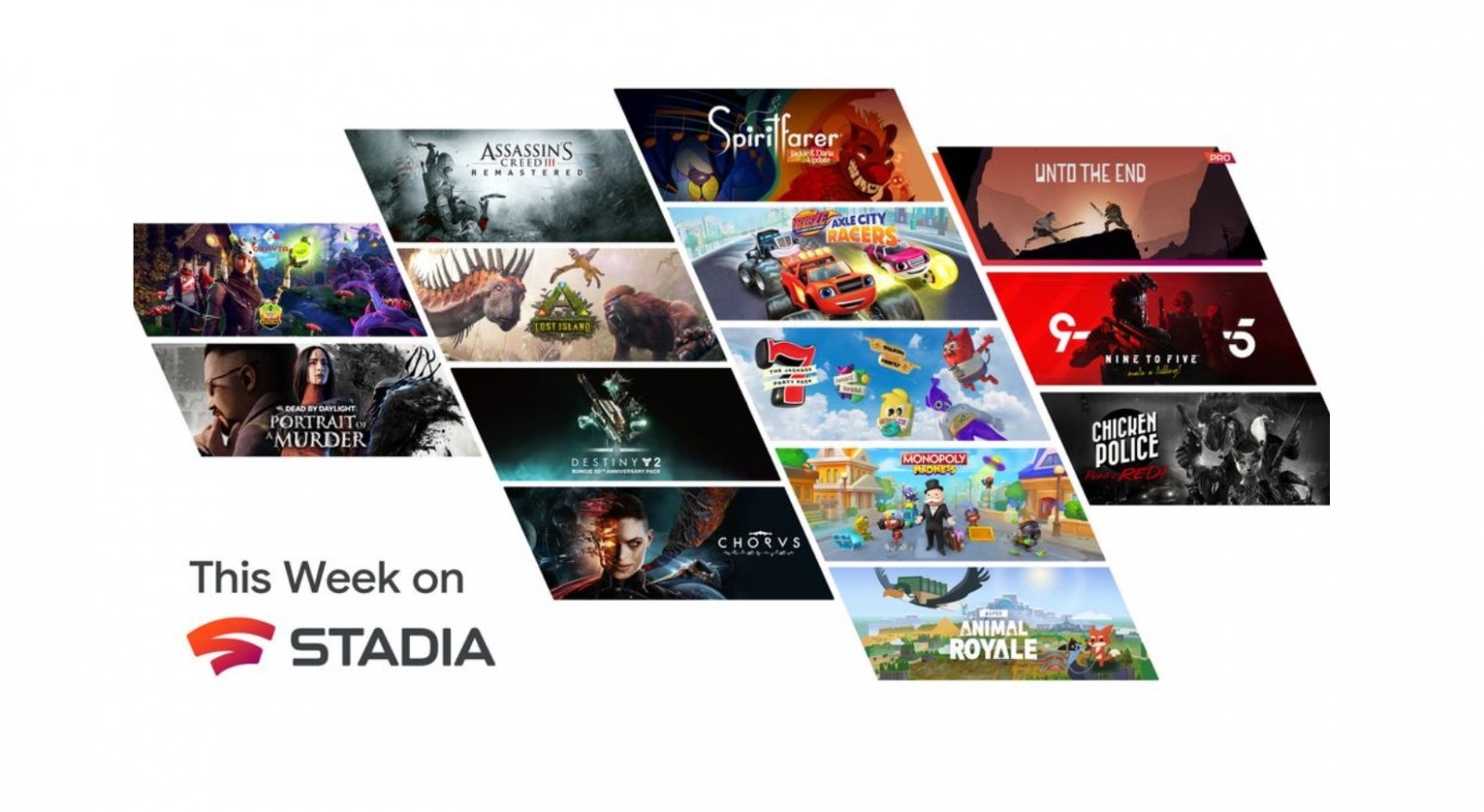 Three new free Google Stadia Pro games and much more