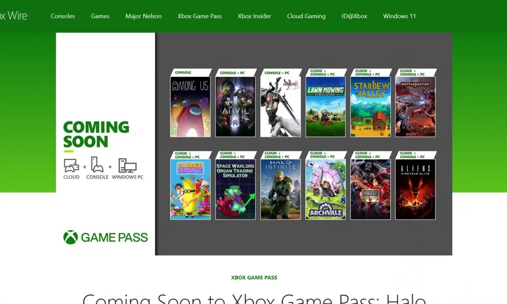 Games coming to Xbox Game Pass PC in December 2021: Stardew Valley, Halo  Infinite Campaign, One Piece Pirate Warriors 4