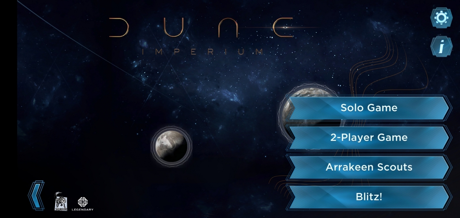 Dune: Imperium will have two-player and solo modes, supported by a