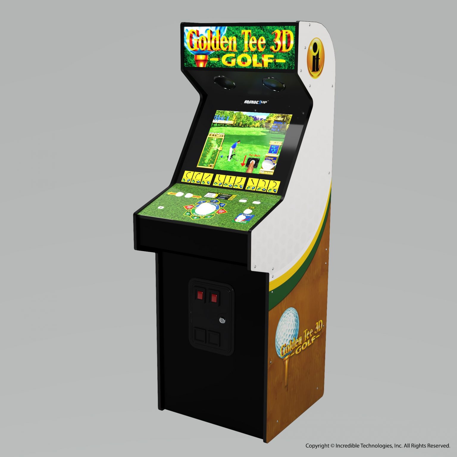 Golden Tee 3D, Arcade1Up's latest release, is now available for pre