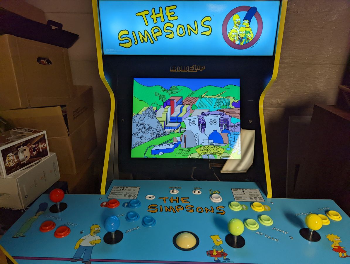 simpsons arcade game psp