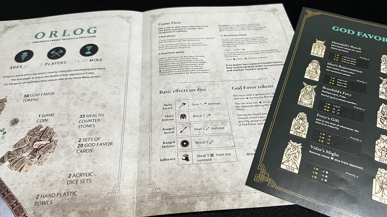  Orlog: Assassin's Creed Valhalla Dice Game