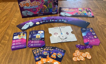 Components from Asking For Trobils: Companions expansion including box top and instruction booklet