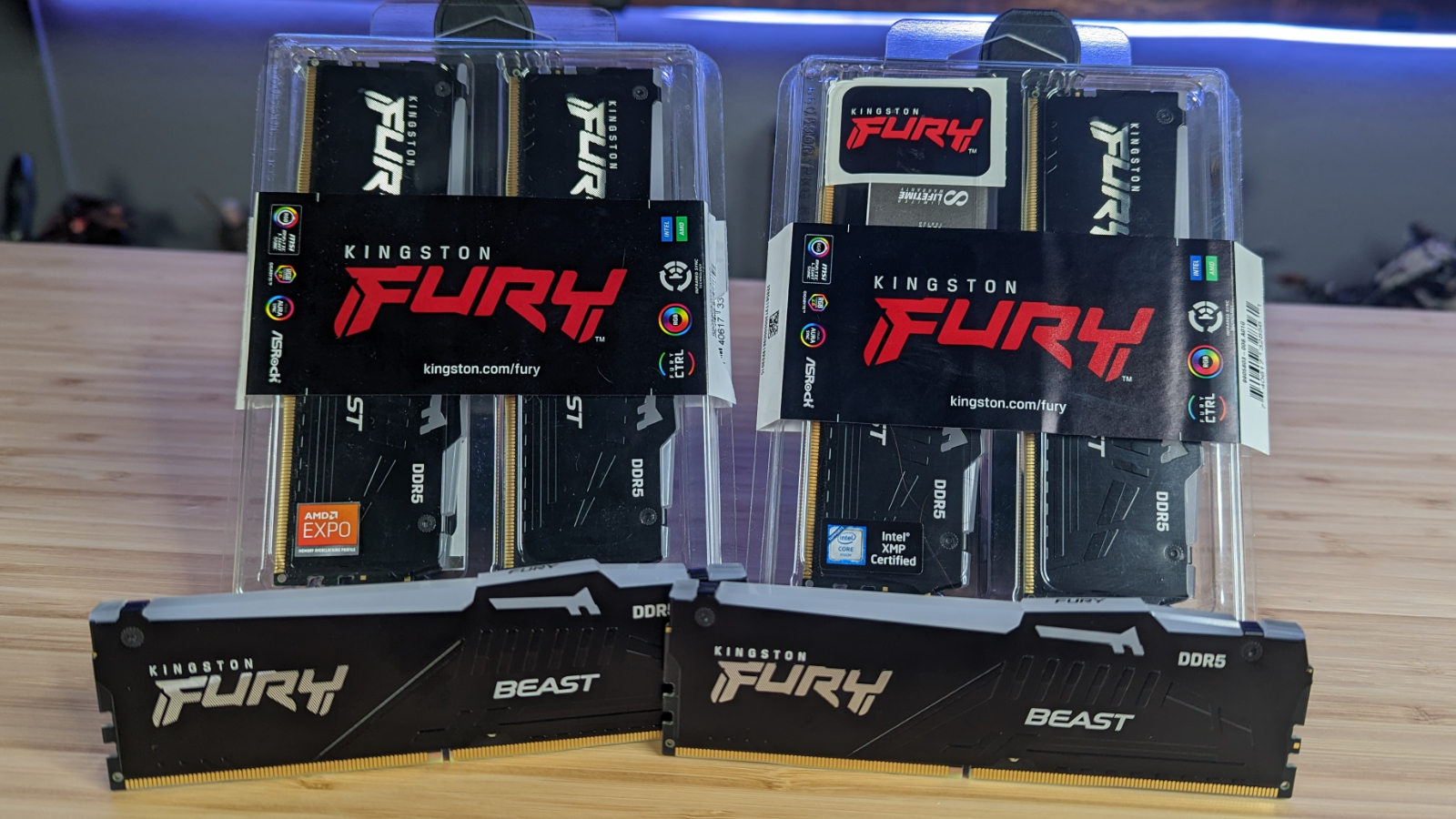 Kingston FURY Beast DDR5 RGB RAM roundup review -- Well-lit