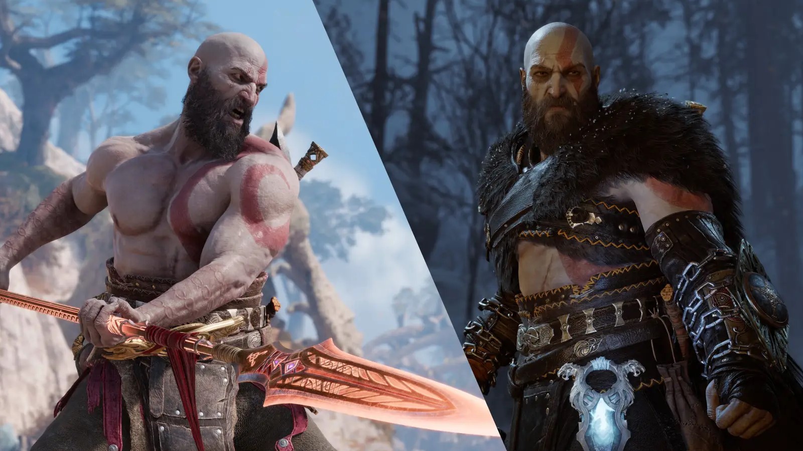 God of War 2018 vs God of War: Ragnarok, PC Ultra vs PS5