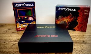 Asteroid Dice and Kickstarter Sets