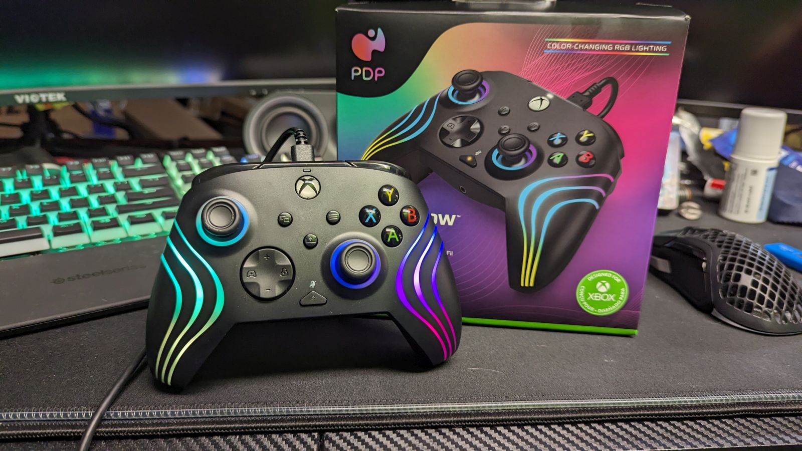 Get this Xbox wired controller with customizable RGB lighting for