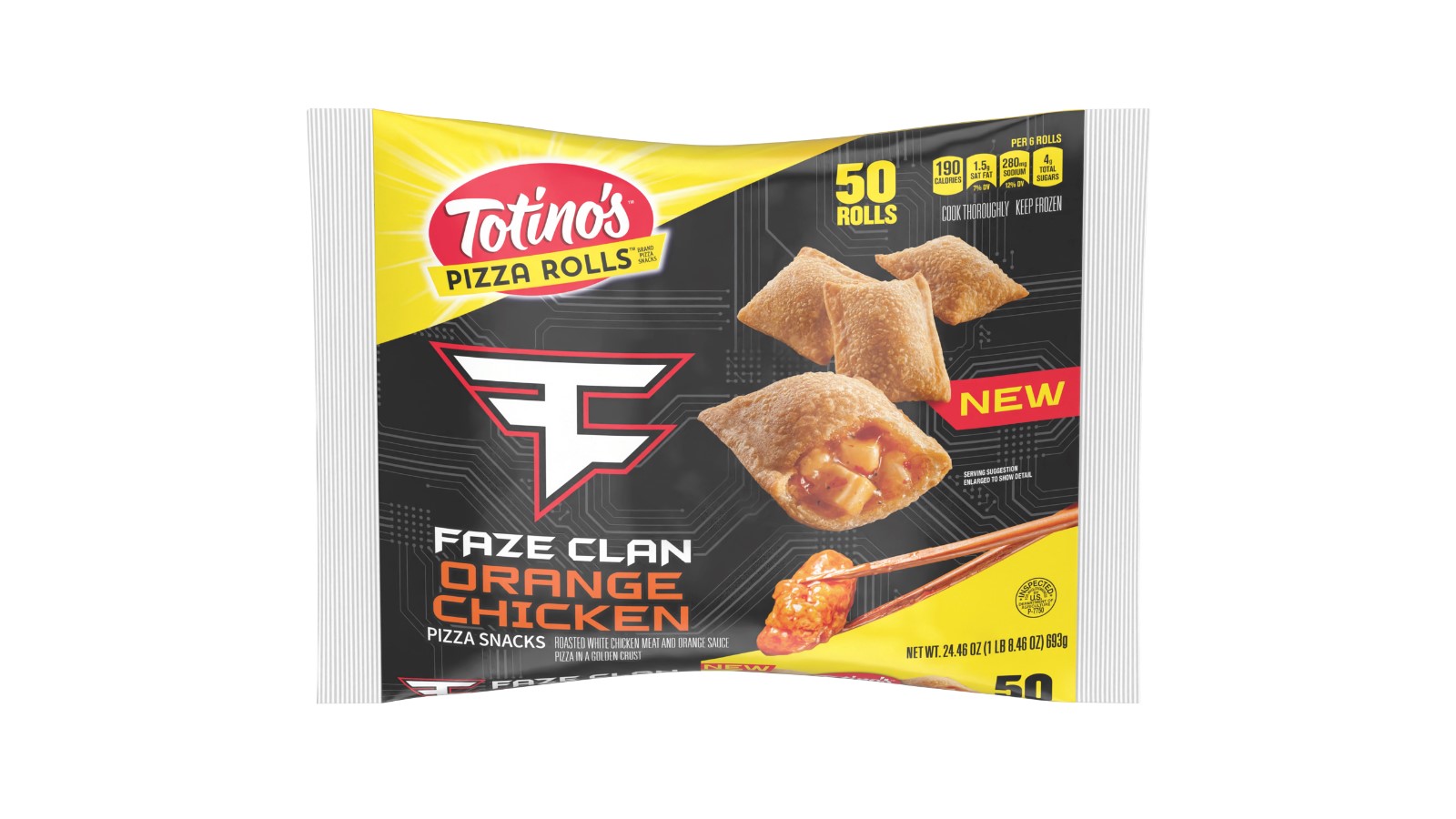 FaZe Clan and Totino’s team up to release NEW! Orange Chicken Pizza ...