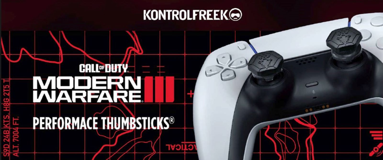 KontrolFreek Call of Duty: Modern Warfare III Performance Thumbsticks for  Playstation 4 (PS4) and Playstation 5 (PS5) | 1 High-Rise, 1 Mid-Rise 