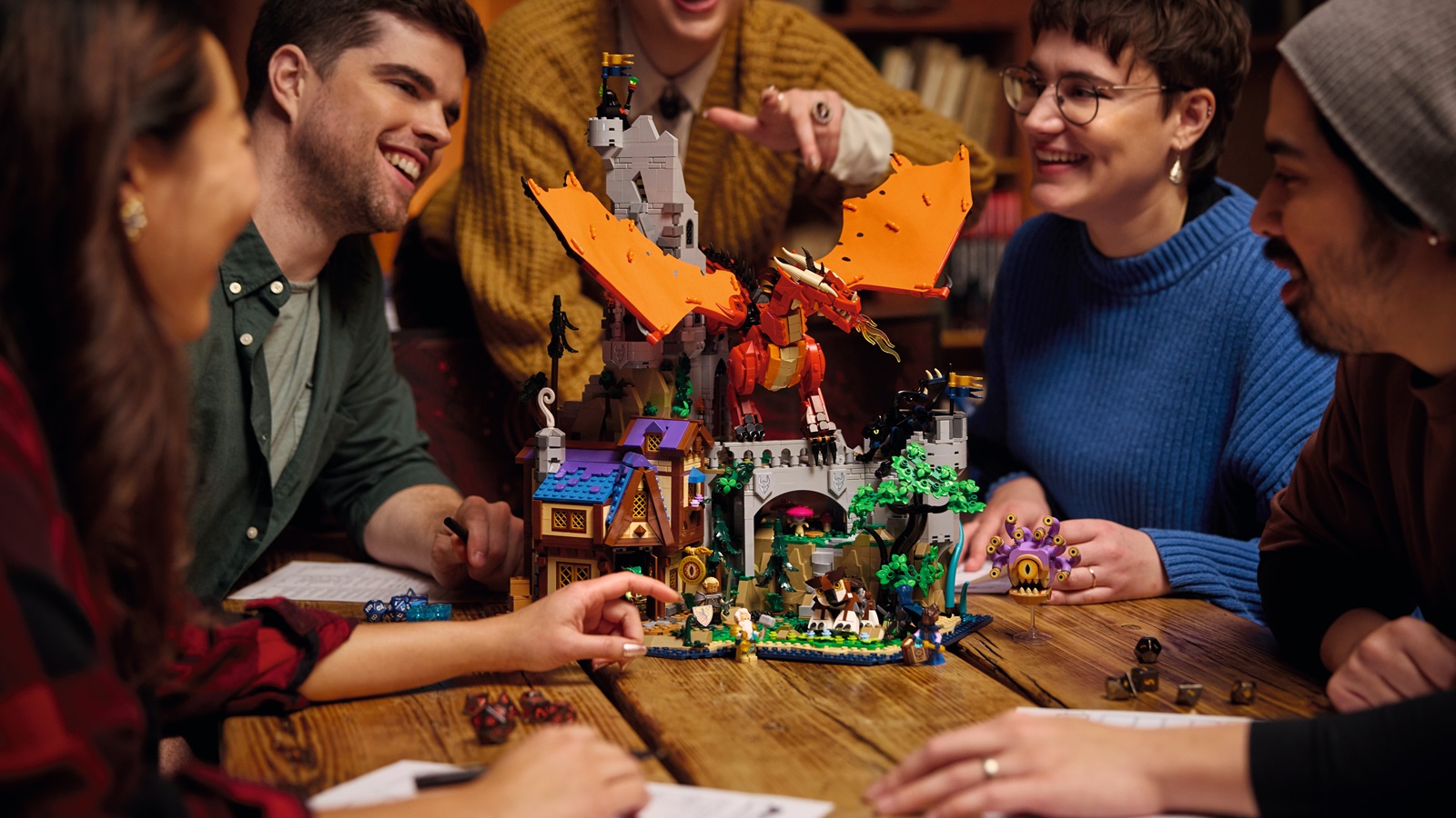 LEGO and D&D partner for first set: Red Dragon’s Tale