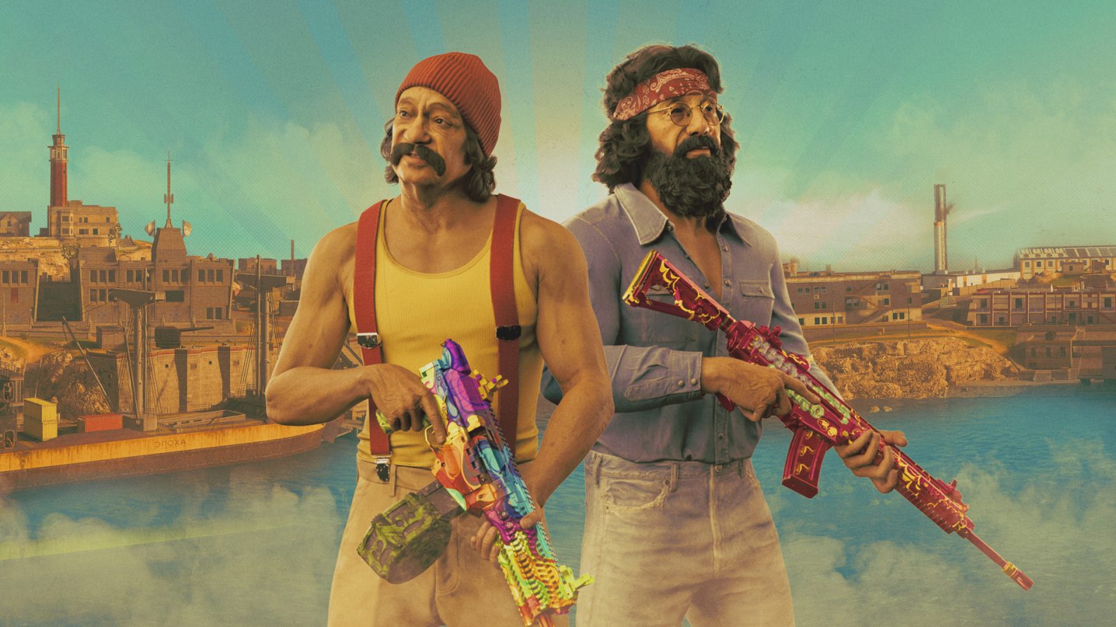 The battlefield gets extra smoky as Cheech and Chong bust a cap into your Call of Duty