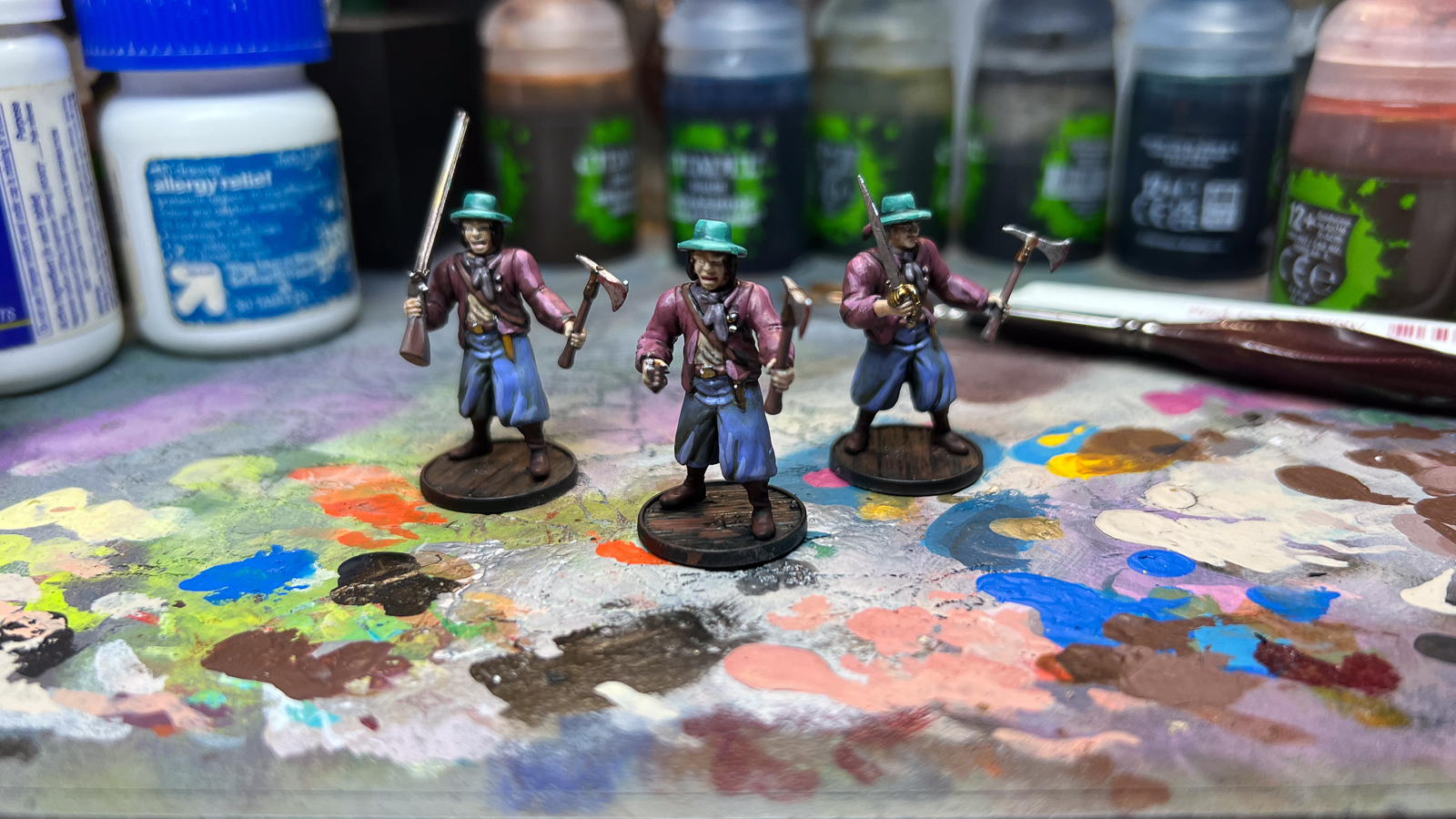 a photo of a group of minis from Blood and Plunder