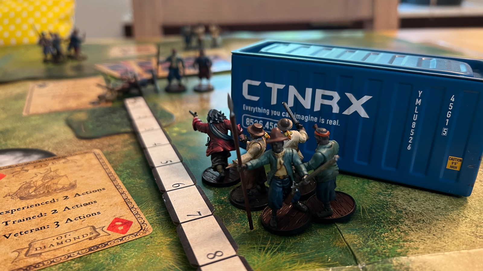 a photo of gameplay for Blood & Plunder